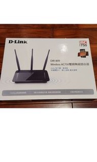 D-Link DIR-809AC750 雙頻無線路由器 分享器•