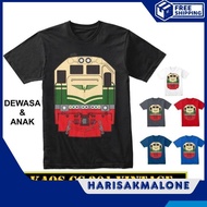 BIG TSHIRT COMBED 30 DISTRO KAI CC 201 CC201 TRAIN 3D LOCOMOTIVE SOUVENIRS SOUVENIRS PLAIN EMBROIDER