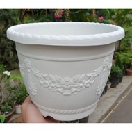 SHALLOM GLORY FLOWER POT 25 CM WHITE