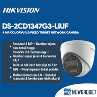 HIKVISION DS-2CD1347G3-LIUF 4 MP COLORVU 3.0 FIXED TURRET NETWORK CAMERA WITH BUILT-IN MIC & MICRO S