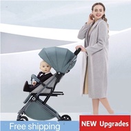 🔥🔥🔥Recommend NEW Baby Stroller Lightweight Foldable Compact Cabin Like Handle Baby Stroller