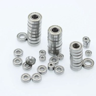 【♚】Miniature Bearing 3x6x2.5 4x8x3 5x8x2 5x11x4 6x12x4 8x12x3.5mm Bore 2mm 3mm 4mm 5mm 6mm 7mm 8mm D