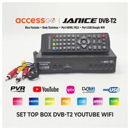 Set Top Box STB DVB T2 Accessgo Janice U002 bisa akses youtube
