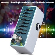 EX EQ7 Guitar Equalizer Effect Pedal 7-Band EQ Full Metal Shell True Bypass Effector Electric Guitar