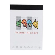 POKÉMON - 日本製寵物小精靈比卡超迷你筆記簿 (Pixel Art) memo紙 迷你便條紙 備忘錄紙/迷你筆記本/ 迷你信紙 note notes pad (日本文具) 平行進口
