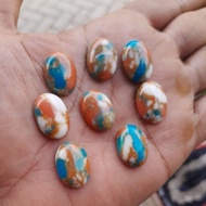 African turquoise agate 18 x 13 mm