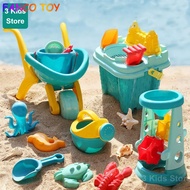 Beach Toys Bucket Play Water Sea Creatures Toys Watering Can for Kid Sand Box Set Sand Table Sand Bu