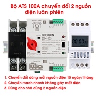 Bộ chuyển nguồn ats luân phiên 15 ngày mỗi nguồn 100A 2P GCQ4-125