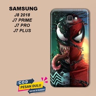 SAMSUNG J7 PRIME - J7 PRO-J7 PLUS -J8 2018 hardcase 3d full print -motif spiderman - Case Hp - case anak-anak ceweKcowok - Cassing Hp  - Softcase Glass Kaca  - Softcase Hp - Kesing Hp  samsung -  aero case- Case Terlaris - Case Terbaru - COD