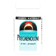 Source Naturals Pregnenolone, 25 mg, 60 Tablets