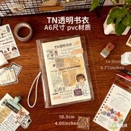 PVC Waterproof Protective Case A6TN Standard TN Handbook Transparent Book Clothes tn Book Case Trans