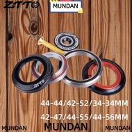 MUNDAN Straight Tapered Fork, 4444S 4252ST Bicycle Headset,  Durable Headset Accessories Straight Tu
