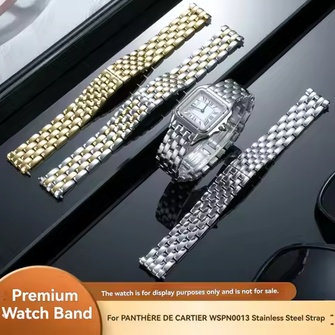 Premium Stainless Steel Watchband For Cartier Panthere WSPN0013 WJPN0067 W4PN0016 Watch Strap 12mm 1