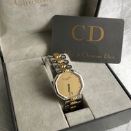 【日本直送 名牌中古包】Christian Dior 腕錶 金色 銀色 八角形 不鏽鋼 石英 40.203 773m7b