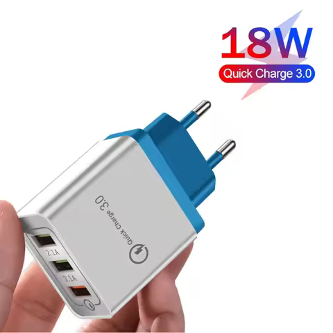 Fast USB Wall Charger QC 3.0 18W Phone Adapter For OPPO A74 A52 A53 A72 Reno 2 Z 3 4 Pro Huawei Hono