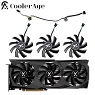 For XFX RX 6700 XT Speedster SWFT Video Card Fan 85MM T129215SU RX6700XT Replacement Graphics Card G