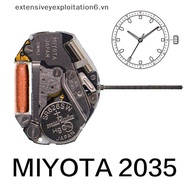 # exten # 2035 Movement Miyota 2035 Quartz Movement Watch Three-Hand Calendarless Repair Calendar Pa