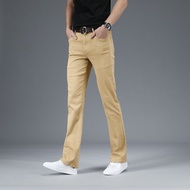 Jeans Men Men's Flared Denim Casual Jeans Men's Stretch Denim Straight Jeans