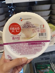 CJ White Rice Hatban/cooked sprouted brown rice/cooked black rice 210g