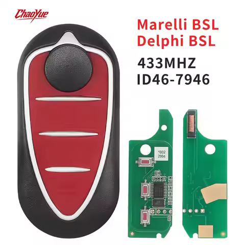 ChaoYue Remote Car Key For Alfa Giulietta Mito Romeo GTA 159 GTA 147 155 166 2008-2015 Delphi/Marell