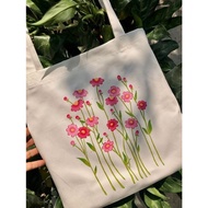 Cheap canvas tote bag for school with zipper KOREAN style Tota9599