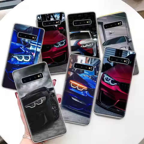 Blue Red Car for Bmw Coque Phone Case For Samsung Galaxy S24 S25 S23 Ultra S22 Plus S21 S20 FE S10 +