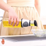 Leeseph Olive Oil Bottle Olive Oil Vinegar Dispenser Pourer 500ml Silver Olive Oil Bottle
