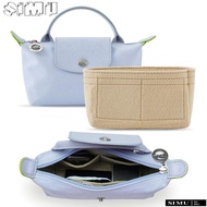 SIMULR Insert Bag, Portable Felt Linner Bag,  Storage Bags Travel Multi-Pocket Bag Organizer Longchamp Mini Bag