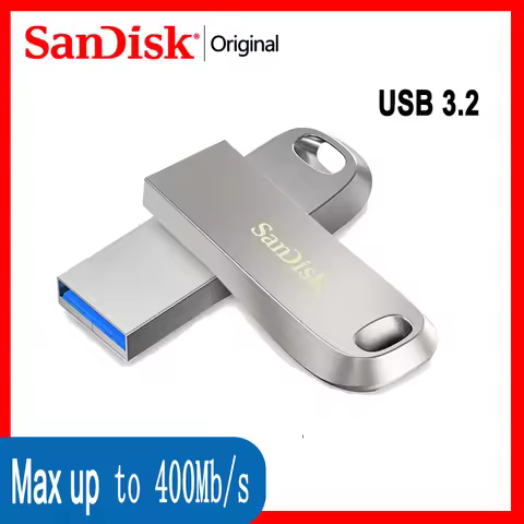 Original SanDisk CZ74 USB3.2 USB Stick 256Gb 512Gb 64Gb 128Gb 1T High Max up to 400Mb/s Mini Metal U