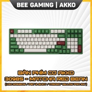 Akko 3098S Matcha Red Bean Mechanical Keyboard (PBT Double Shot / Rainbow LED / ASA profile)
