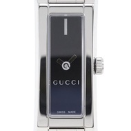 【日本直送】Gucci GUCCI 手錶 110 不鏽鋼 石英 指針式顯示 黑錶盤 女款【二手】