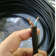 สายไฟกลมดำ VCT 2x1.5 ยาว 100 เมตร แบรน์ ทอง GP หรือ GO แล้วแต่มีของ 2แกน สายเบอร์1.5 สายไฟทนแดด ทนฝน