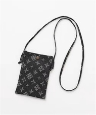 Authentic Russet Denim Crossbody Phone Bag Womens Single Shoulder Satchel Floral Embroidery Korean S