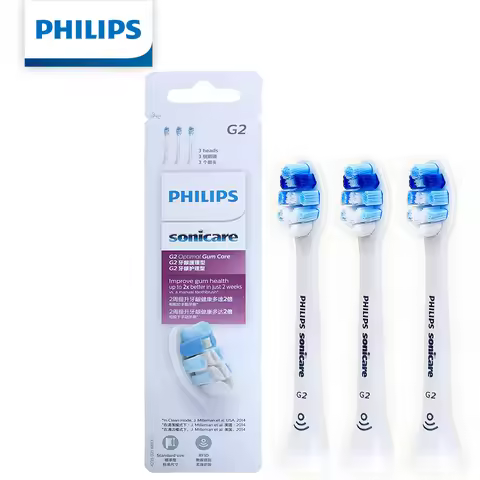 Philips Sonicare C2 Replacement Brush Heads Optimal Plaque Defence Suitable for Philips Series HX3 H