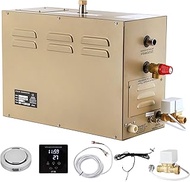 CGOLDENWALL 9KW Commercial Self-Draining Steam Generator Shower System Sauna Bath Home SPA 30 min to