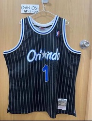 平售 二手 Mitchell and ness NBA Swingman Jersey Orlando magic 奧蘭多魔術隊懷舊版 Penny Hardaway 夏達威 2XL 球衣