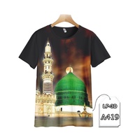 Nabawi Mosque T-shirt Adult T-shirt with 3D Printed Motif LP3D-A419