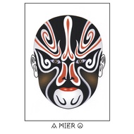 Temporary Tattoo - Peking Opera Faces Traditional Chinese Opera Face