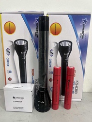 kingstong ks-6380 rechargeable led flashlight