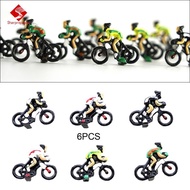 Sharprepublic 6Pcs 1/87 Scale People Figure Tiny People Model Figurine Decor Diorama Scenery