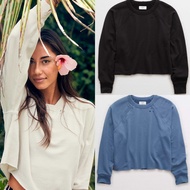 AERIE SUNDAY DISSTRESSED SWEATSHIRT