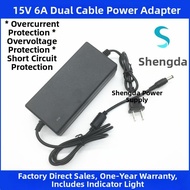 Multipurpose 15V 6A Power Adapter