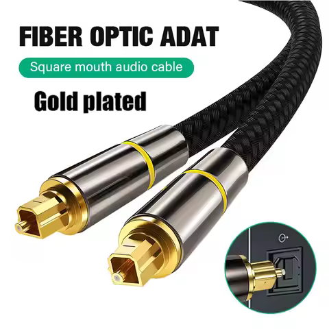 2m 3m 15m 20m HIFI 5.1 Digital SPDIF Fiber Toslink Optical Audio Cable For TV Box PS4 Speaker Wire S