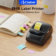 CLABEL 221B Label Printer: Ideal for School Name Tags, Stationery Labels, and Household Food Storage