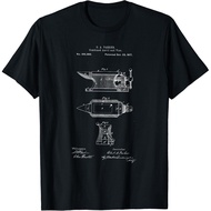 Antique Blacksmith Anvil Patent Print T-Shirt