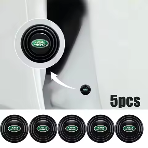 10pcs Silicone Car Door Anti-Collision Shock Absorber Stickers Emblem For Land Rover Range Rover Spo