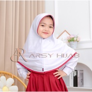 Malika elementary school children's school hijab school t-shirt/ for 6-9 years old