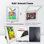 kids’ art frames display frame wall A4 picture frame wall Front Open wall frame deco Picture Display