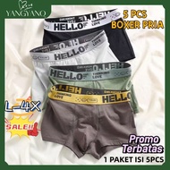 KATUN Bundle of 5 Pcs Boxer Briefs for Adult Men Fashion Men Hello On Me Cook High Quality Teenagers