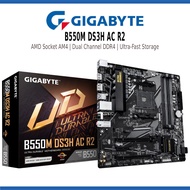 GIGABYTE B550M DS3H AC R2 MOTHERBOARD AMD SOCKET AM4 WITH DUAL CHANNEL DDR4 / WIFI EZ-PLUG / FAST NE